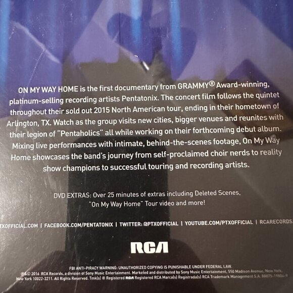 PENTATONIX " On MY Way Home " DVD Vocal Group Singing A Capella - Picture 5 of 5